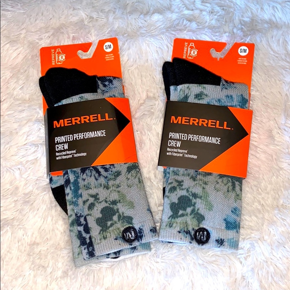 MERRELL PRINTED PERFORMANCE CREWS